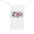 Backroad Beautiful Hand Towel — Retro Peace Sign Kitchen & Bathroom Linen