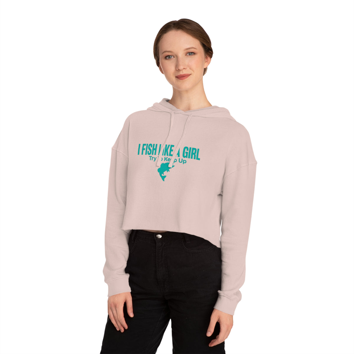 Big Momma Bass Buster Cropped Hooded Sweatshirt