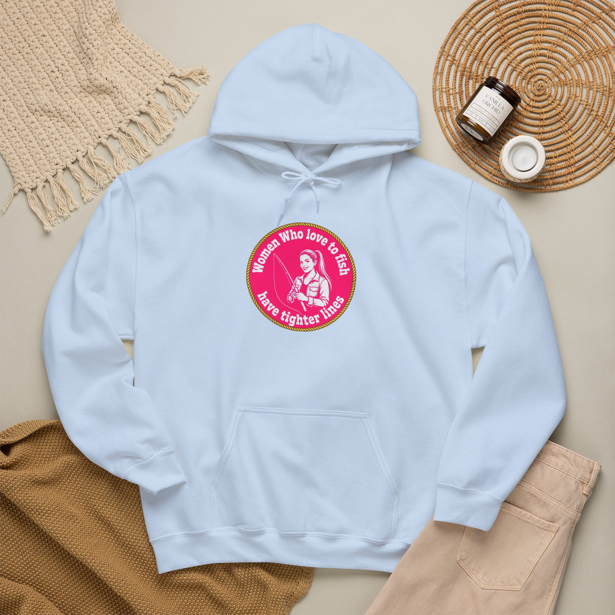 Women Who Fish1 Hooded Sweatshirt
