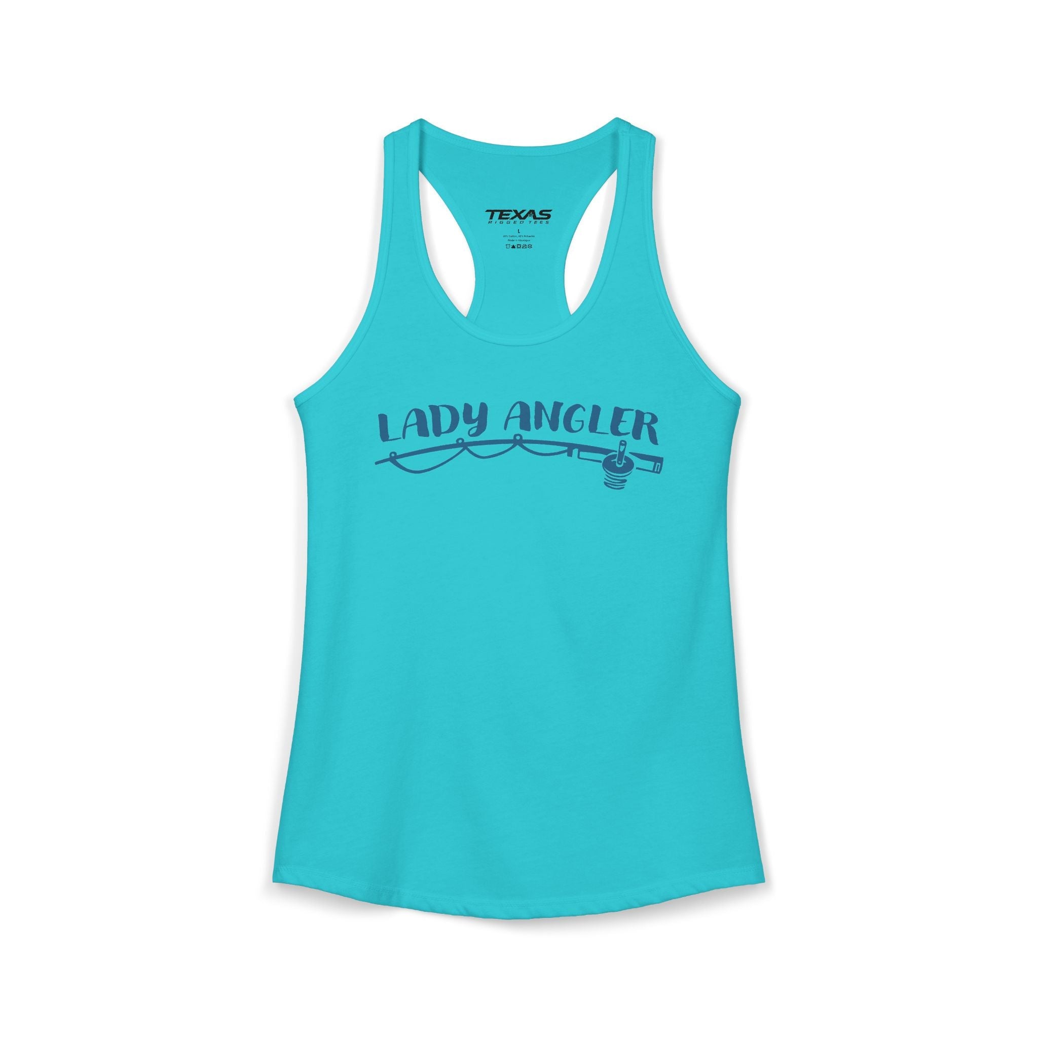 Lady Angler — Women’s Racerback Tank