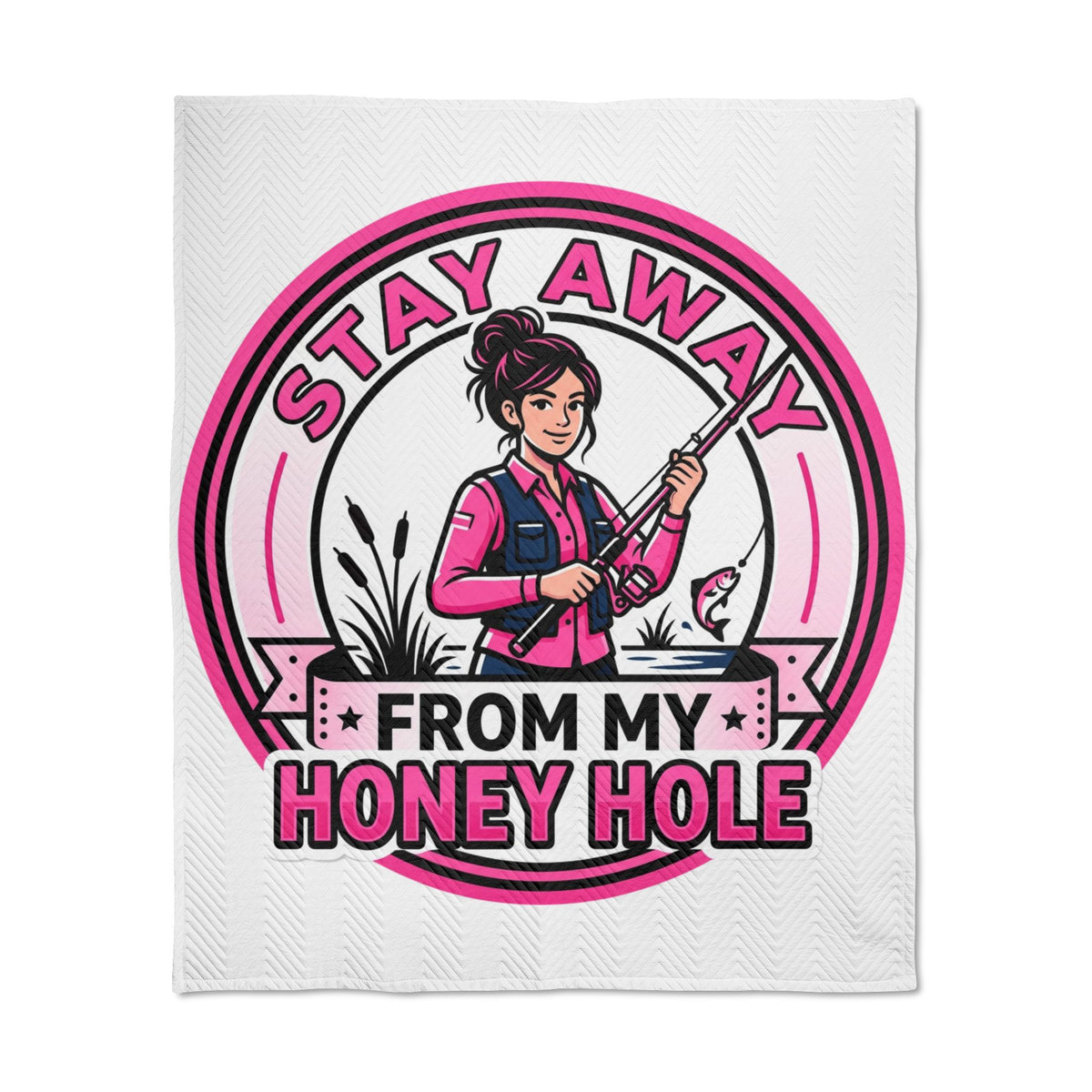 Honey Hole Quilted Throw