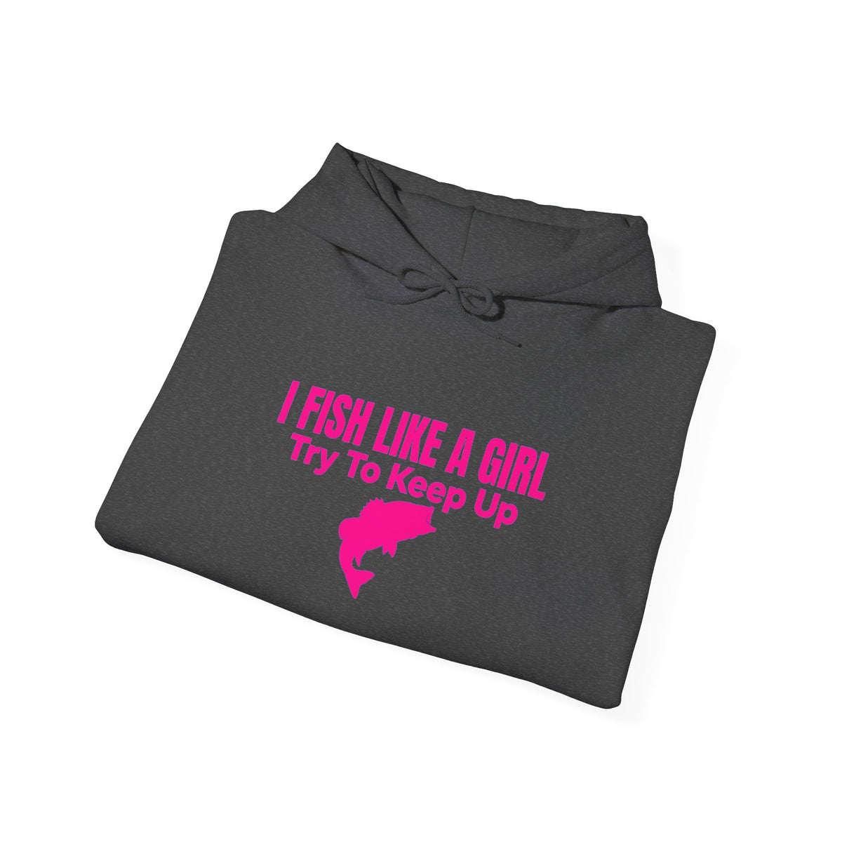 FishbLike a girlnUnisex Heavy Blend™ Hooded Sweatshirt