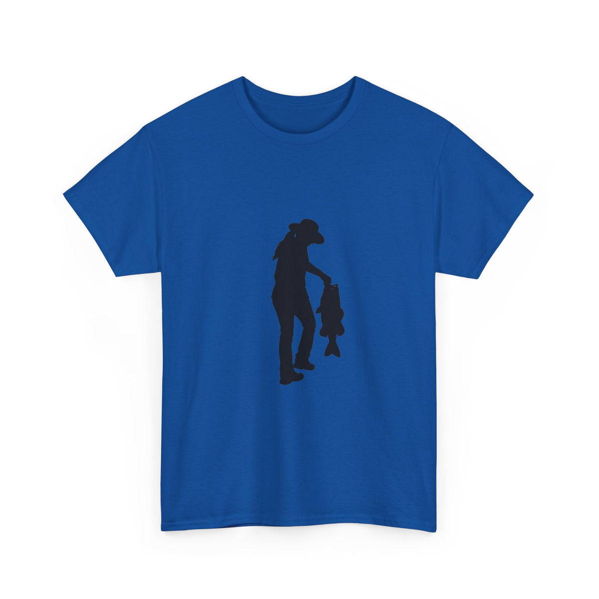 Woman Fishing Heavy Cotton Tee