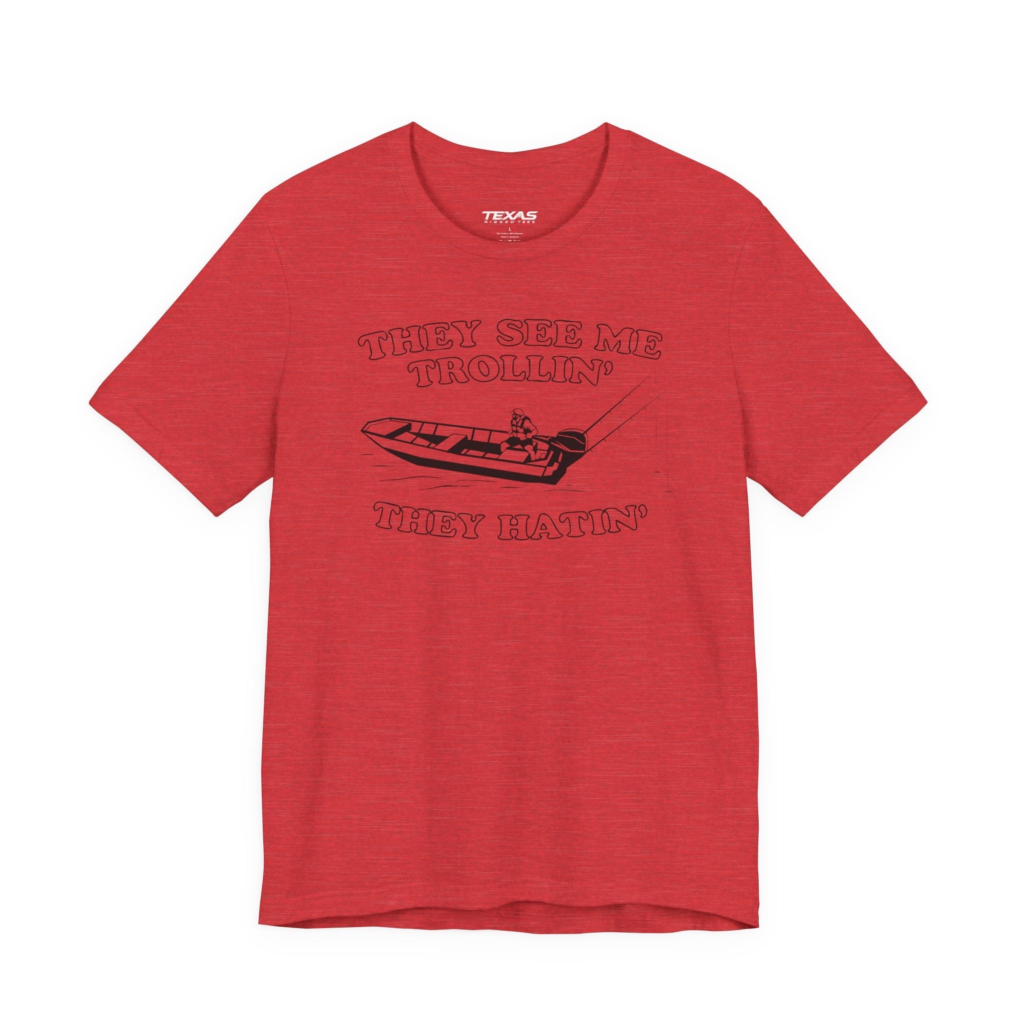 They See Me Trollin’, They Hatin’ — Unisex Cotton Tee
