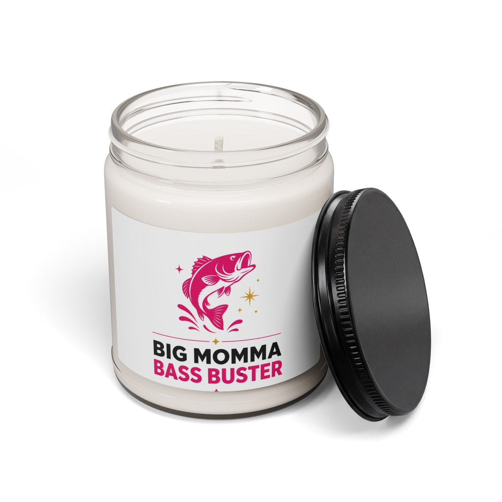 Scented Soy Candle — “Big Momma Bass Buster” Fishing Novelty Candle