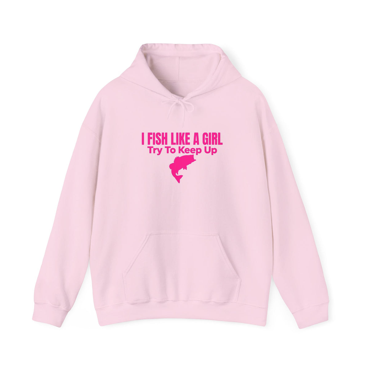 Fish Like a Girl Unisex Heavy Blend™ Hooded Sweatshirt