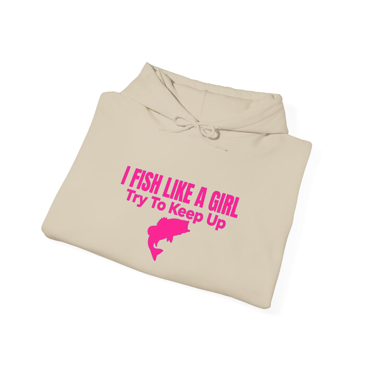 Fish Like a Girl Unisex Heavy Blend™ Hooded Sweatshirt