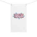 Backroad Beautiful Hand Towel — Retro Peace Sign Kitchen & Bathroom Linen