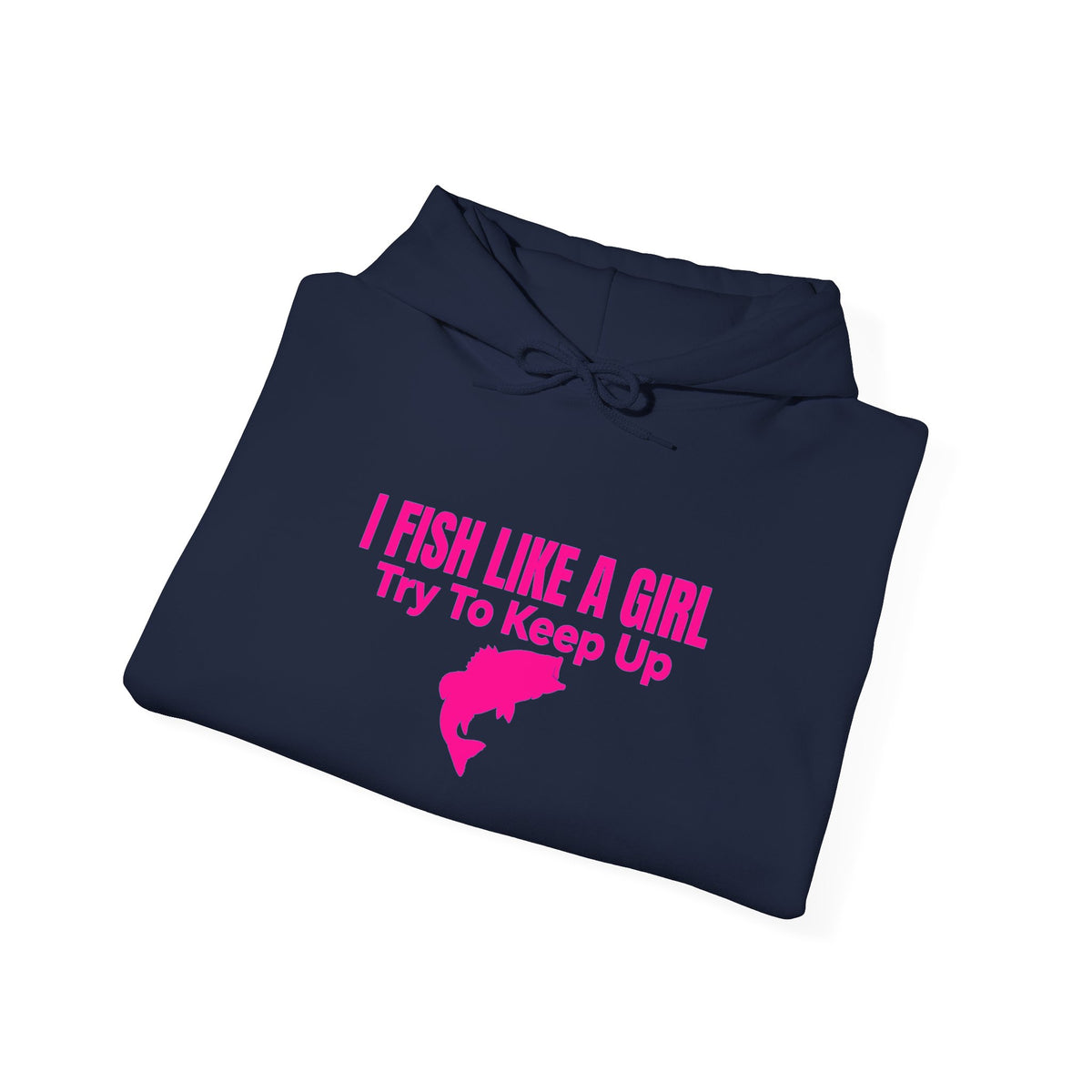 Fish Like a Girl Unisex Heavy Blend™ Hooded Sweatshirt
