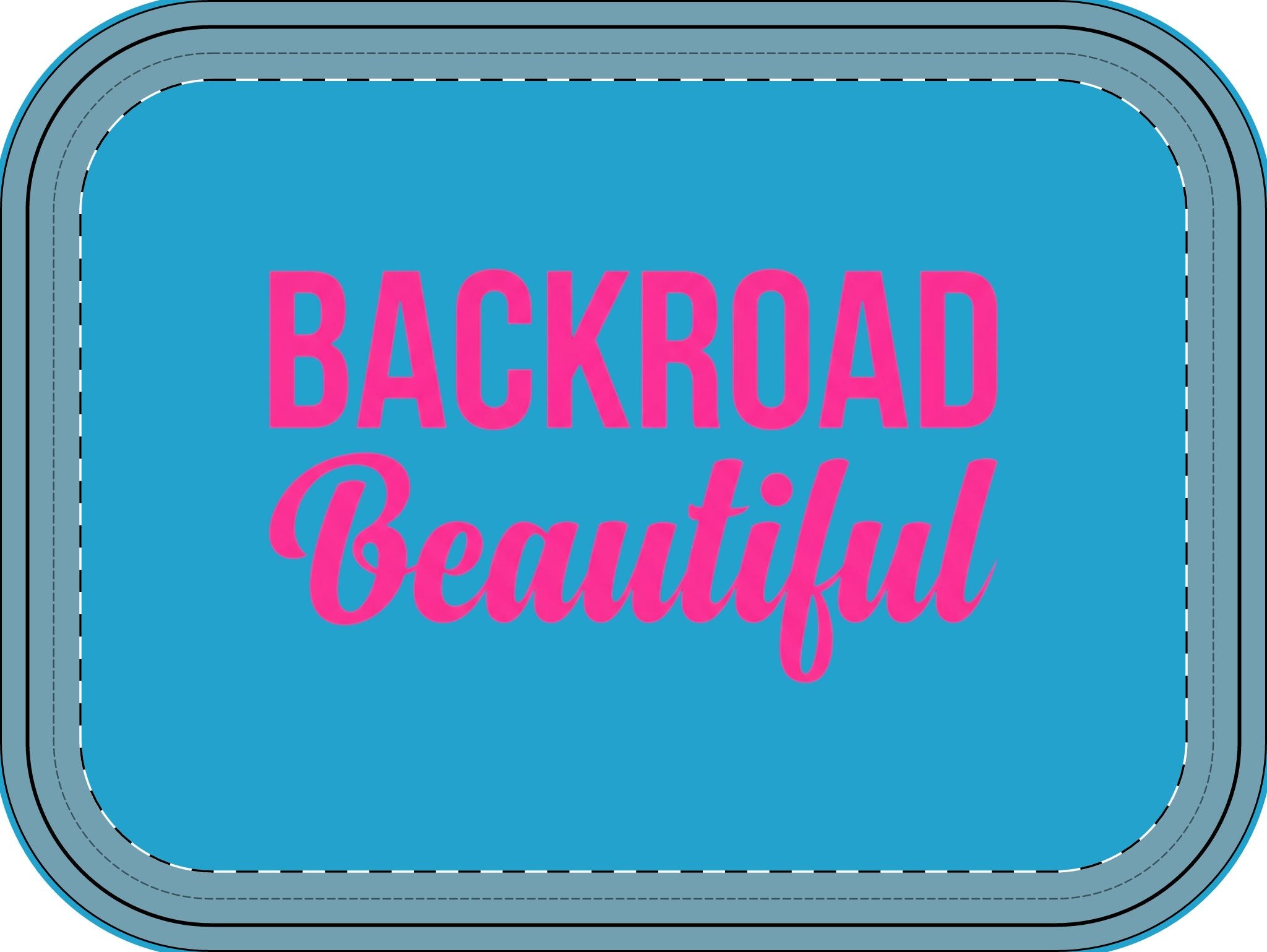 Double Zipper Jewelry Box — 'Backroad Beautiful' Travel Organizer