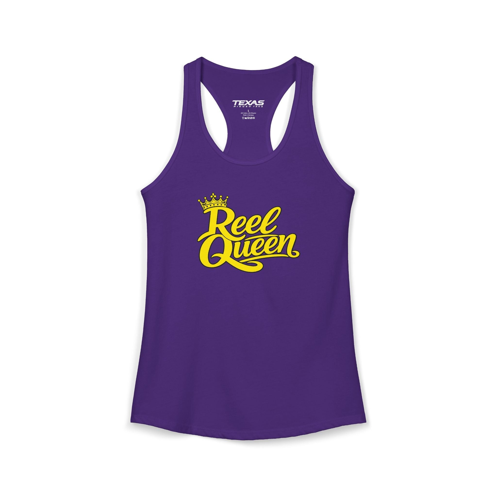 Reel Queen Women's Racerback Tank Top | Fishing Shirt for Women | Angler Gift