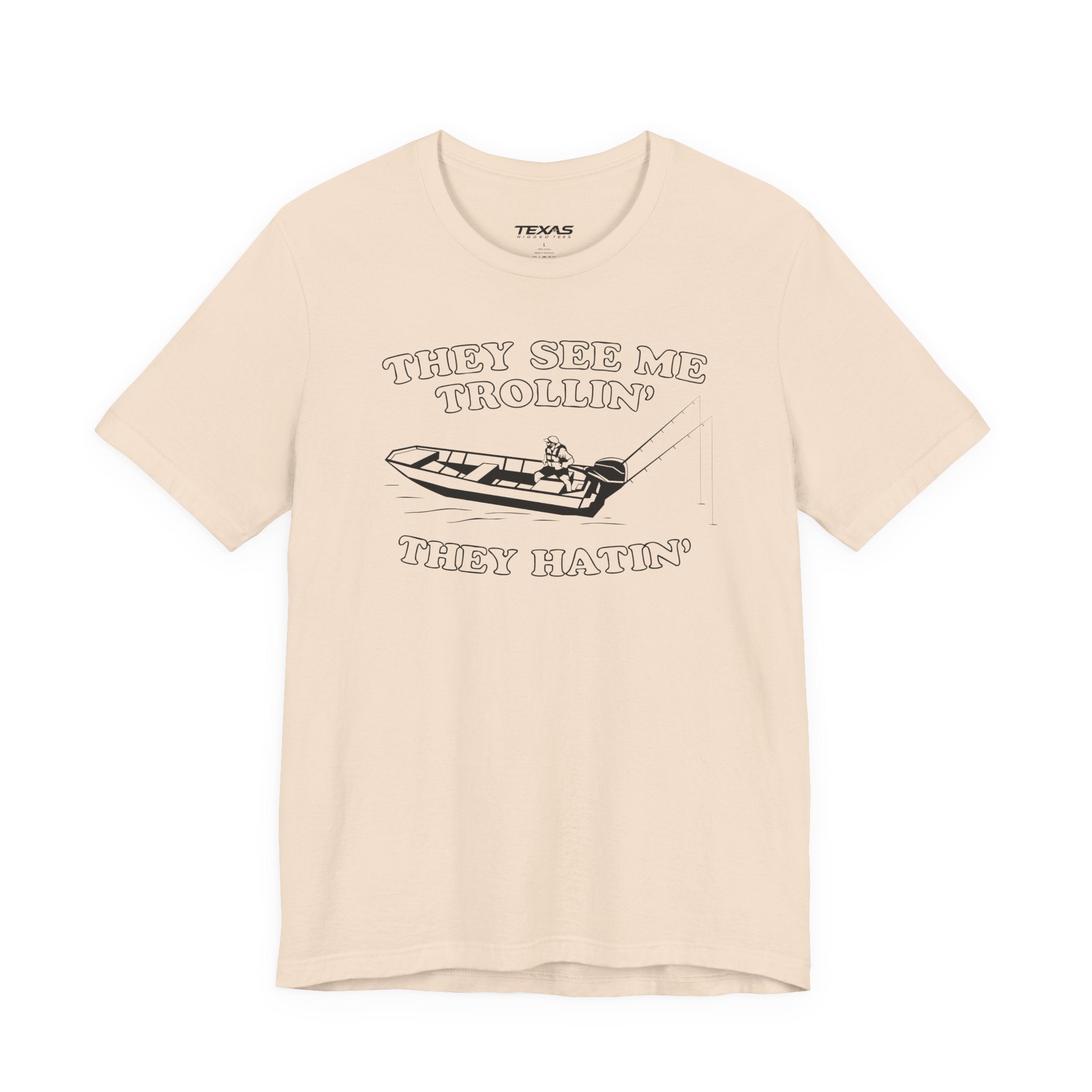 They See Me Trollin’, They Hatin’ — Unisex Cotton Tee