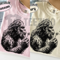 "Bigfoot Dandelion" T-Shirt - Vintage Sasquatch Nature Graphic Tee