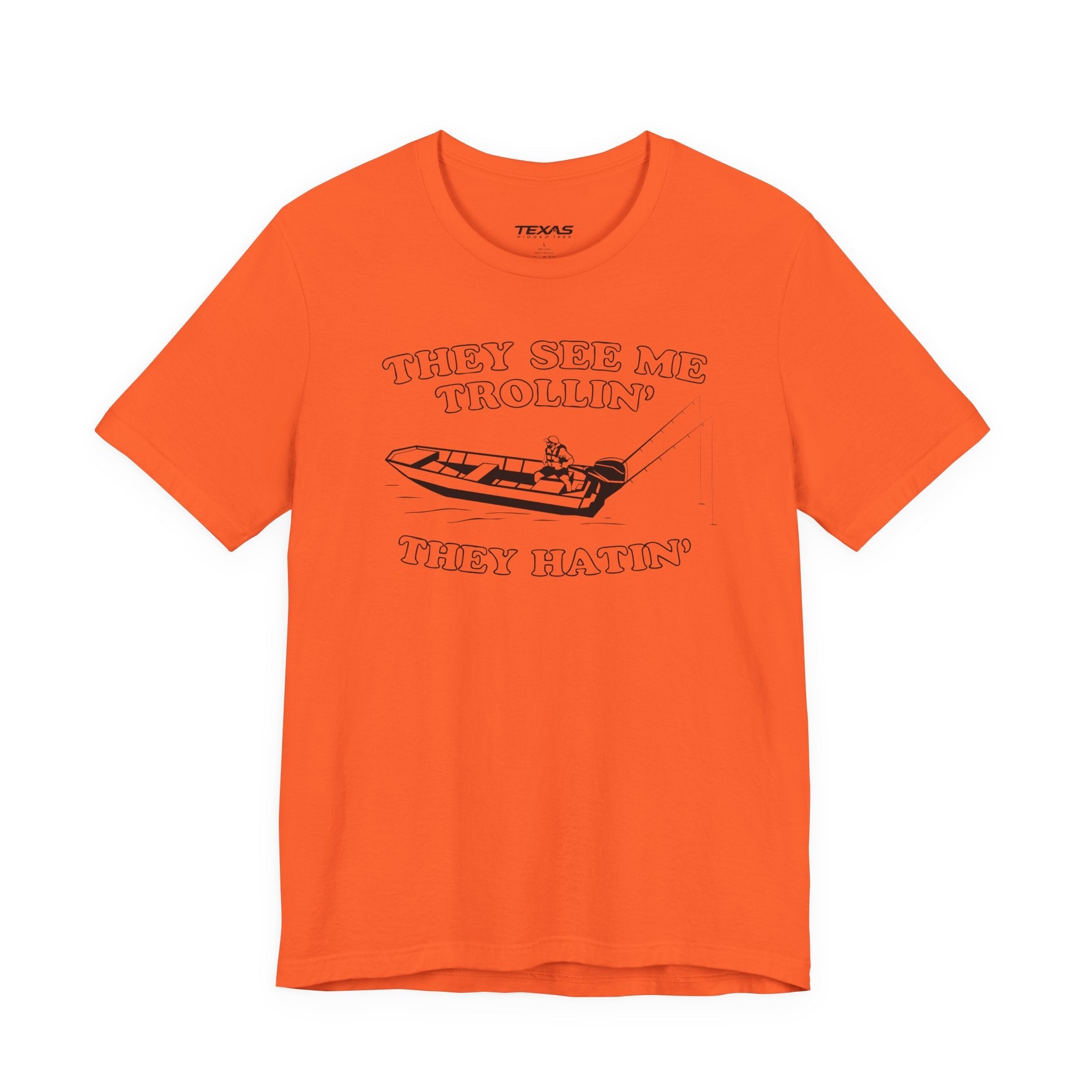 They See Me Trollin’, They Hatin’ — Unisex Cotton Tee