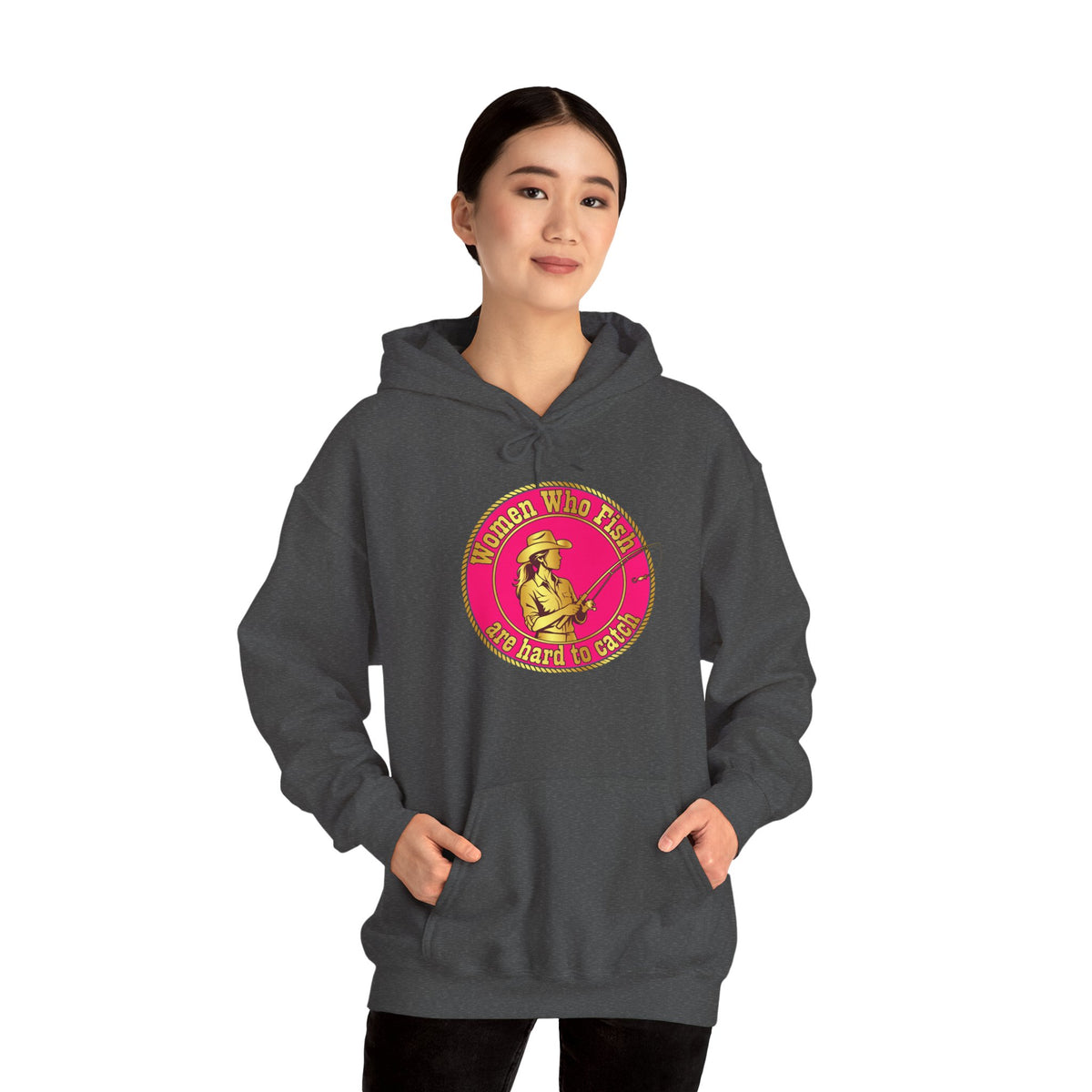 Hard To Catch Unisex Heavy Blend™ Hooded Sweatshirt