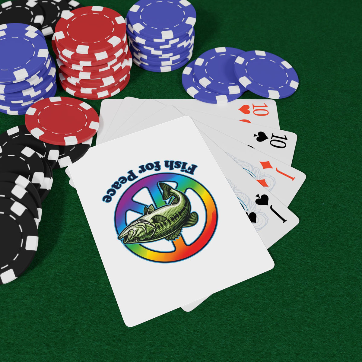 Fish For Peace Poker Playing Cards