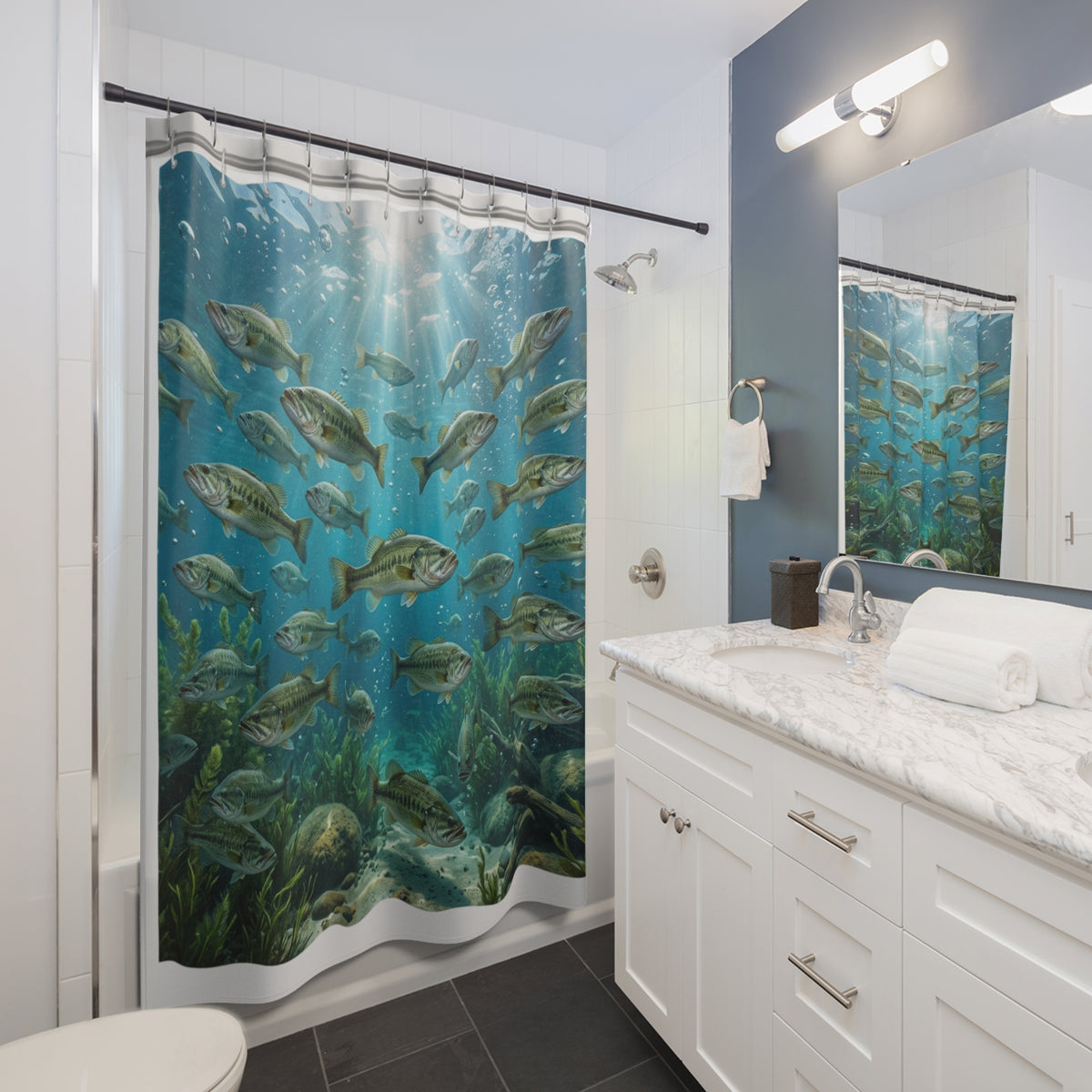 Bass Shower Curtains