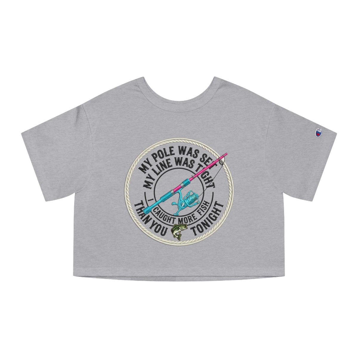 My Pole Was Set,-Champion Women's Heritage Cropped T-Shirt