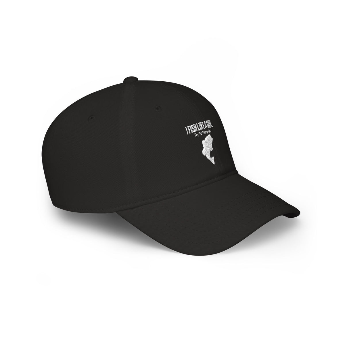 Fish Like a Girl Low Profile Baseball Cap