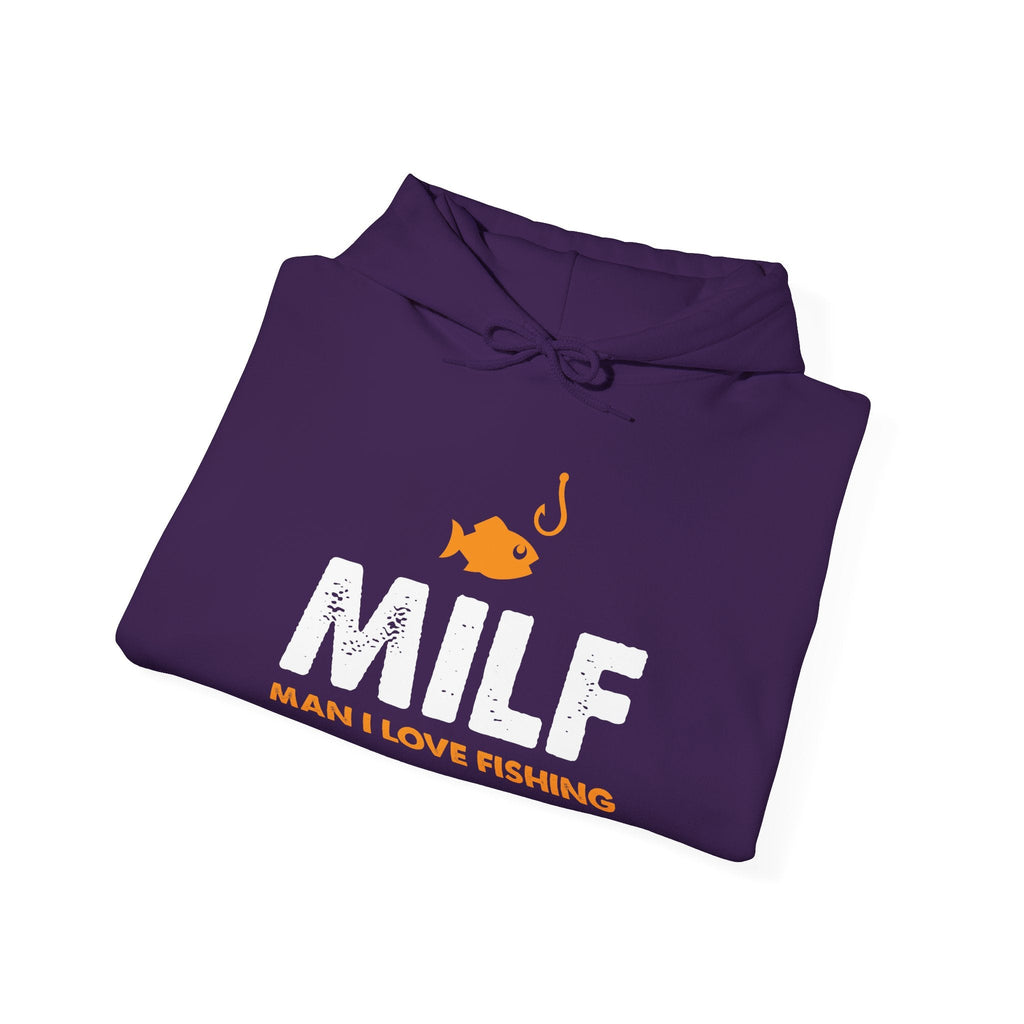 Man I love Fishing — Unisex Hooded Sweatshirt