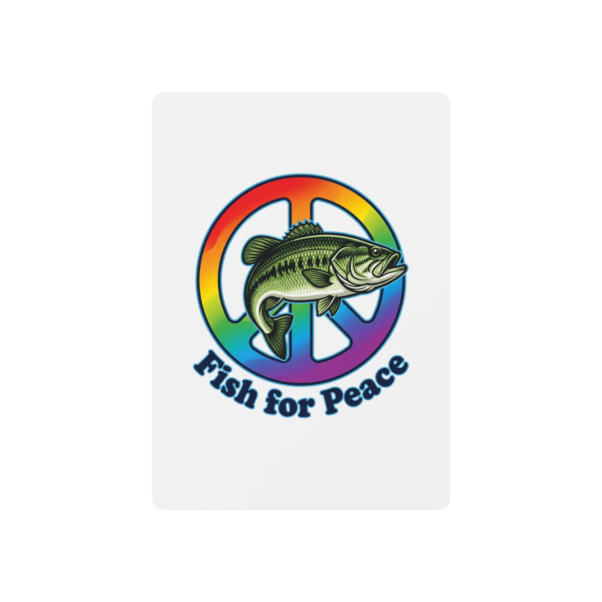 Fish For Peace Poker Playing Cards