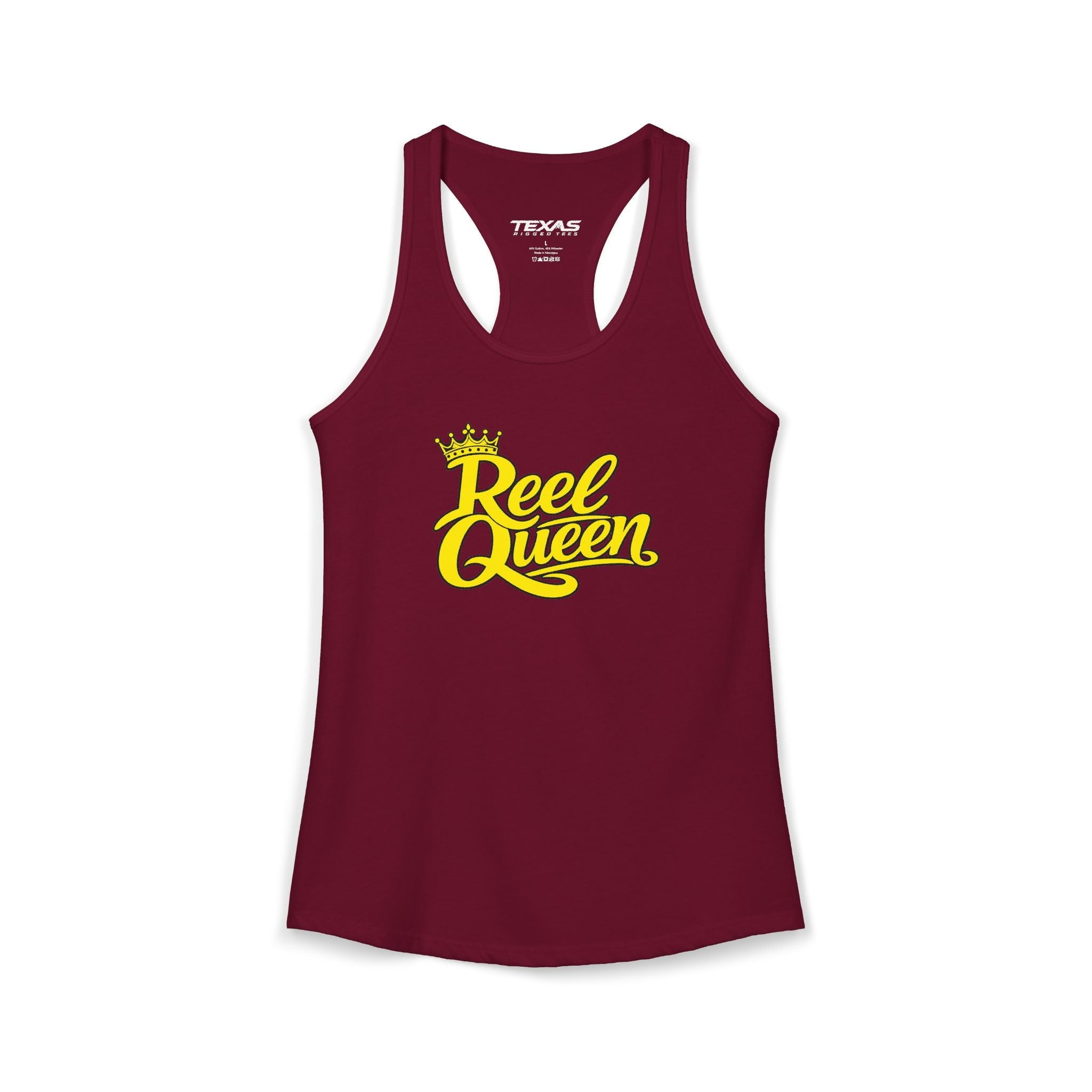 Reel Queen Women's Racerback Tank Top | Fishing Shirt for Women | Angler Gift