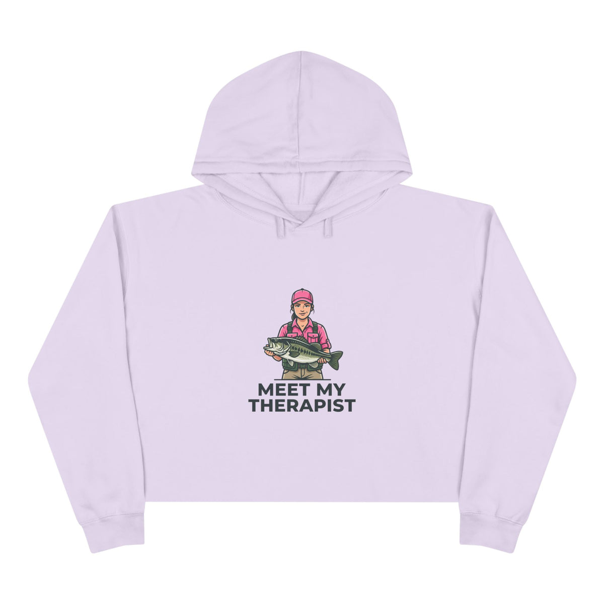 Big Momma Bass Buster "Meet My Therapist" 44.99Crop Hoodie