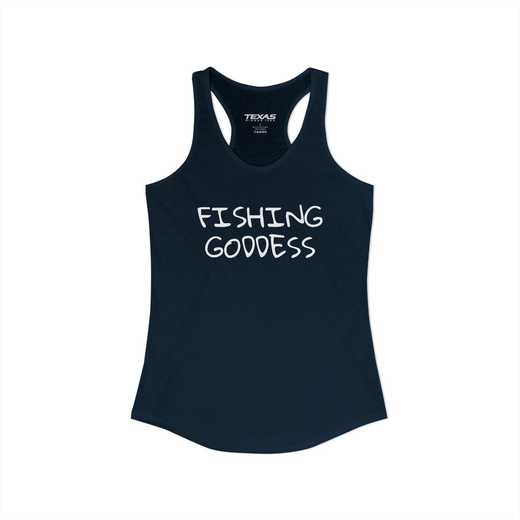 Fishing Goddess — Women’s Racerback Tank