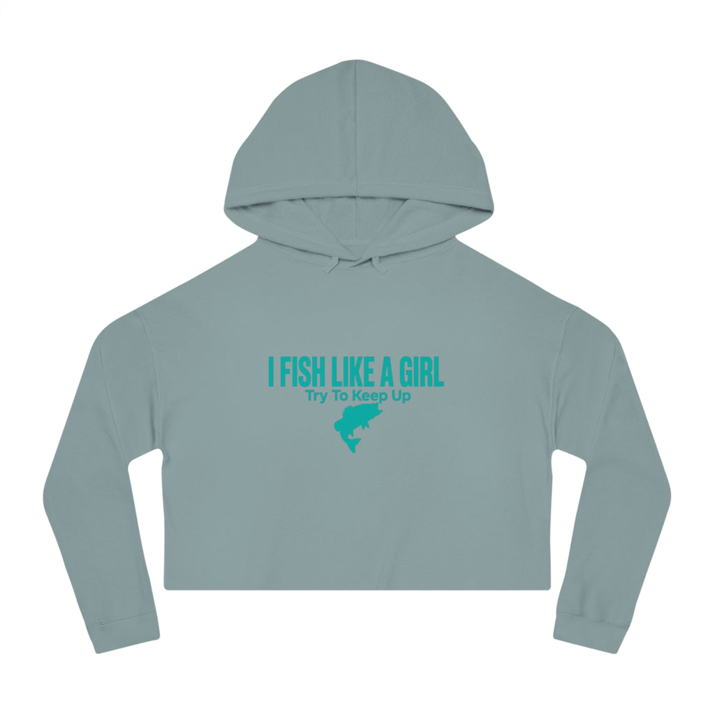 Big Momma Bass Buster Cropped Hooded Sweatshirt