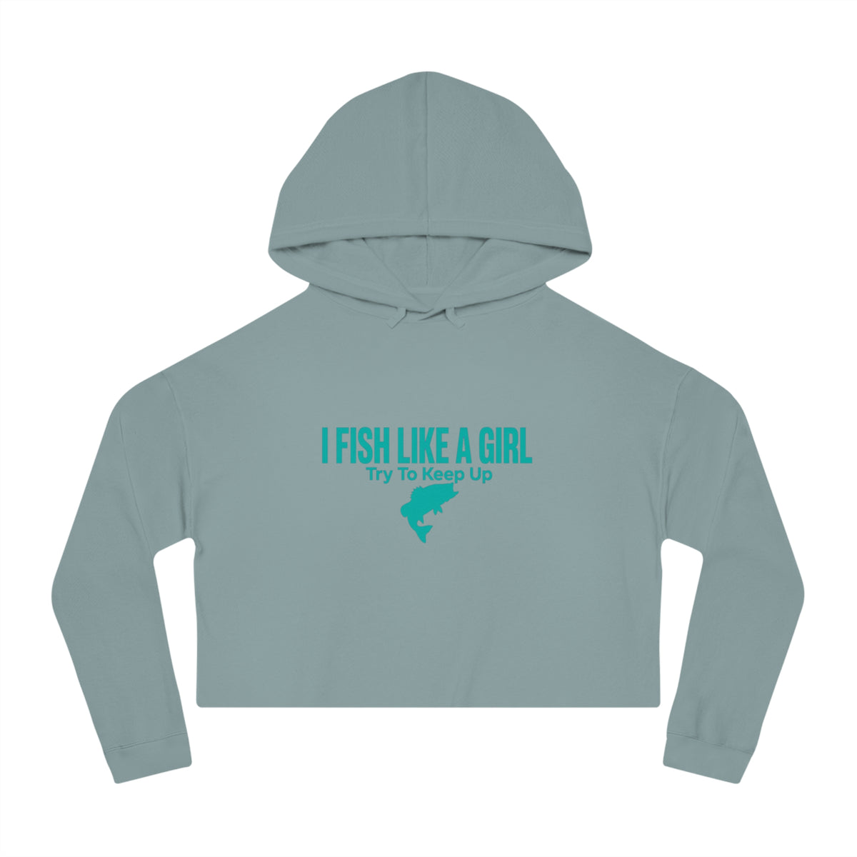 Big Momma Bass Buster Cropped Hooded Sweatshirt
