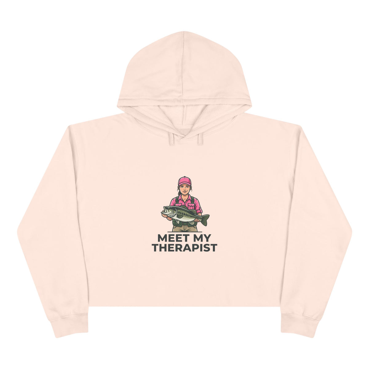 Big Momma Bass Buster "Meet My Therapist" 44.99Crop Hoodie