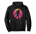 Bigfoot Vaporwave Aesthetic Hoodie - Fun Novelty Design Men Women