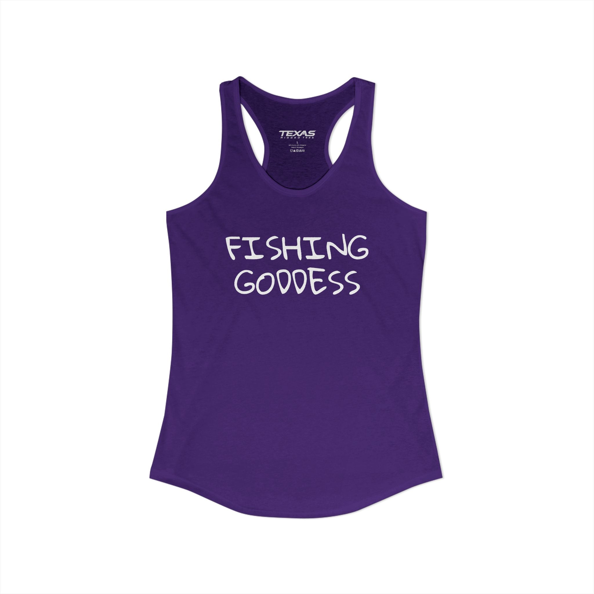 Fishing Goddess — Women’s Racerback Tank