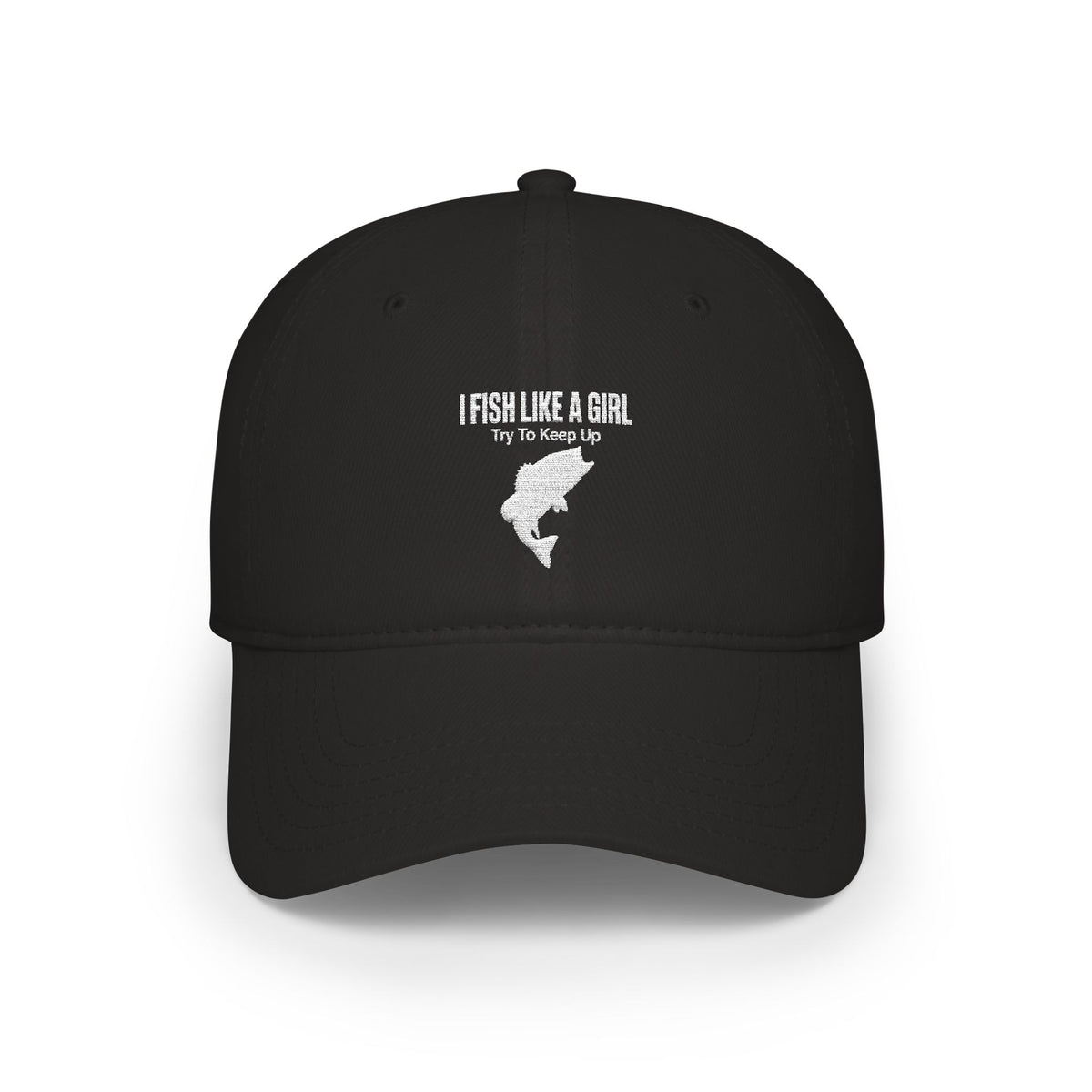 Fish Like a Girl Low Profile Baseball Cap