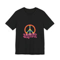 Backroad Beautiful Peace Sign Tee — Retro Rainbow Graphic T-Shirt