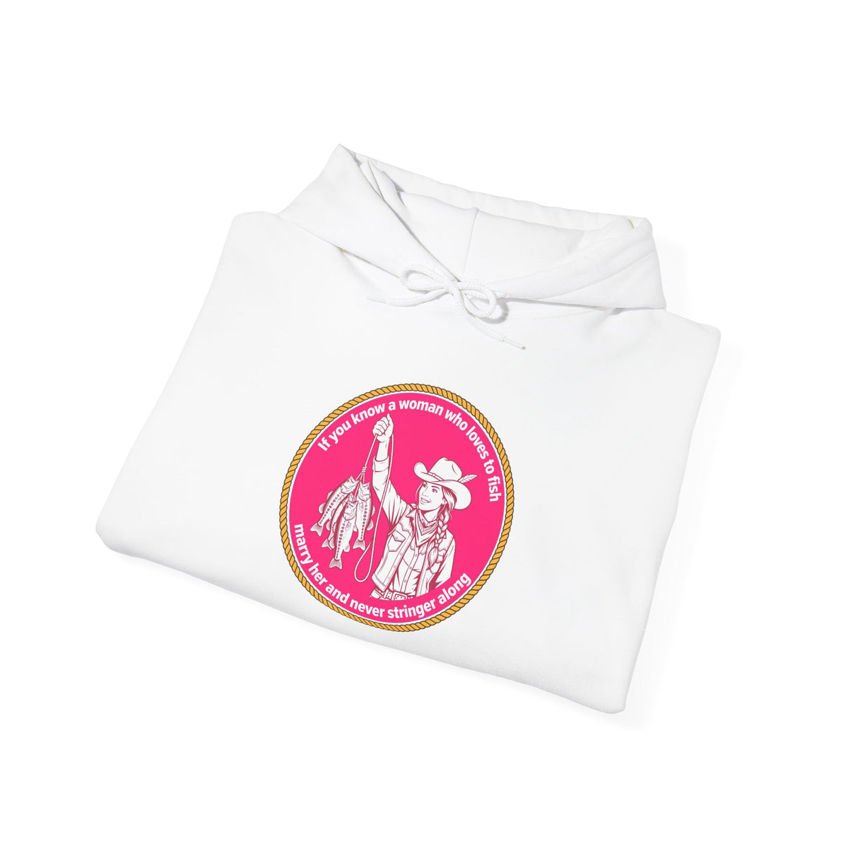 Never Stringer Along Unisex Heavy Blend™ Hooded Sweatshirt