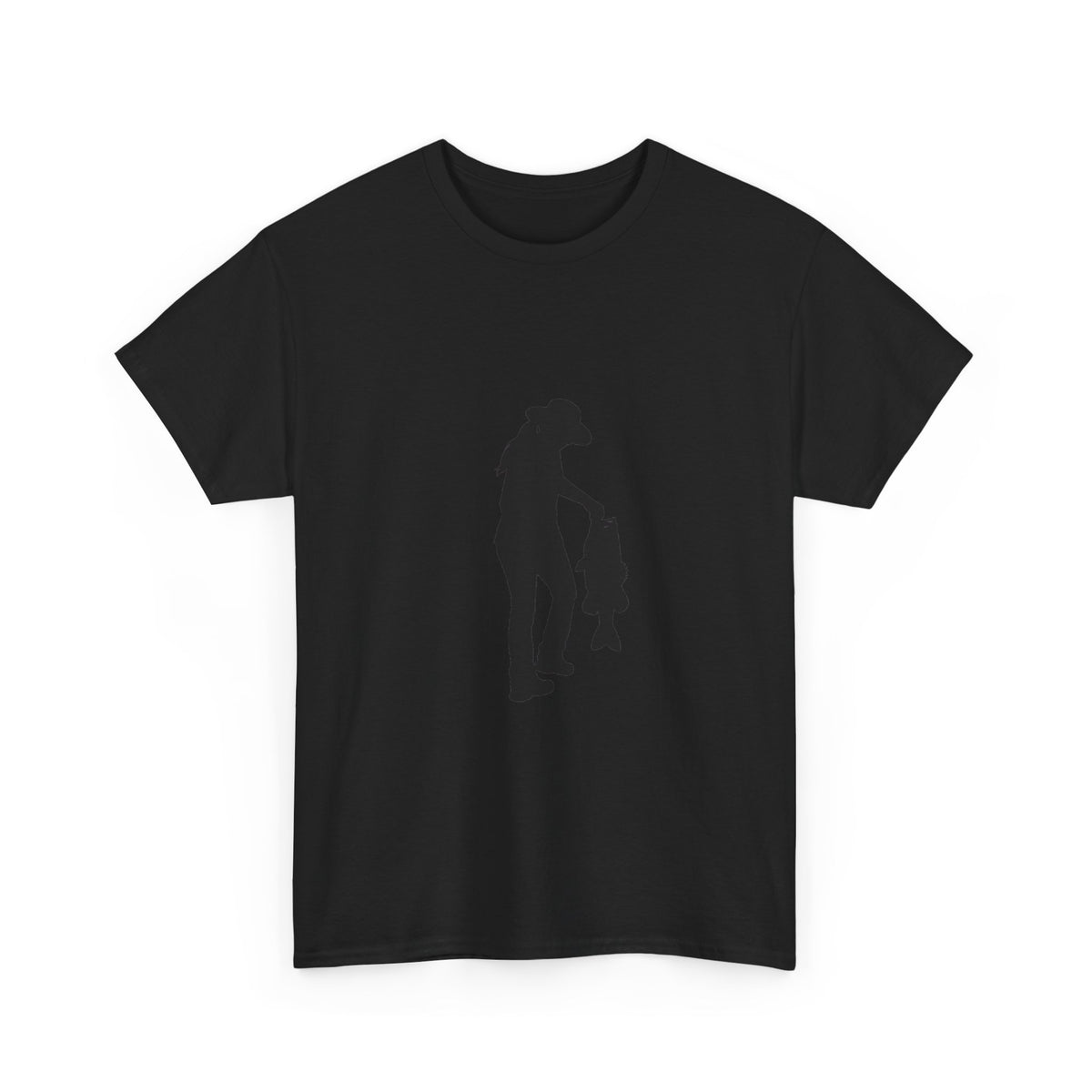 Woman Fishing Heavy Cotton Tee