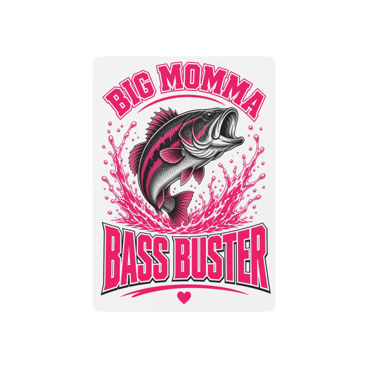 Bass Buster Playing Cards — Big Momma Fishing Deck