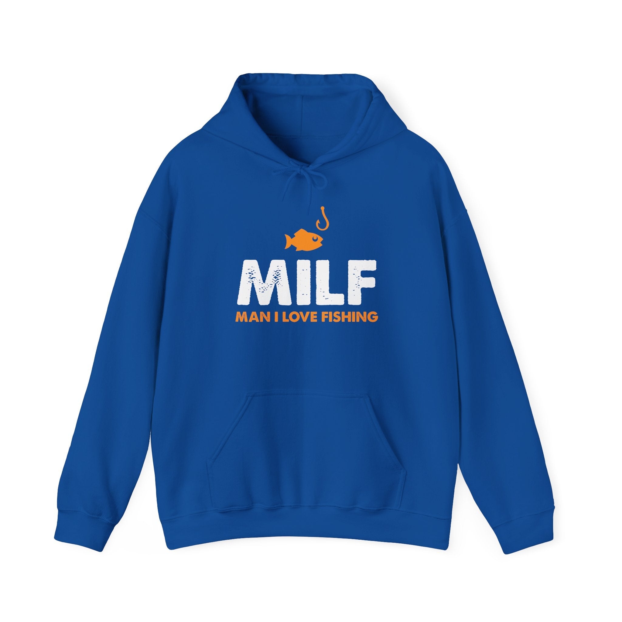 Man I love Fishing — Unisex Hooded Sweatshirt