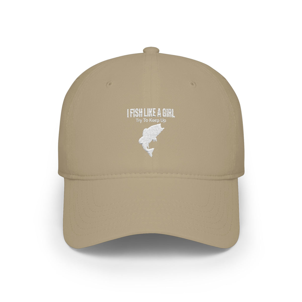 Fish Like a Girl Low Profile Baseball Cap