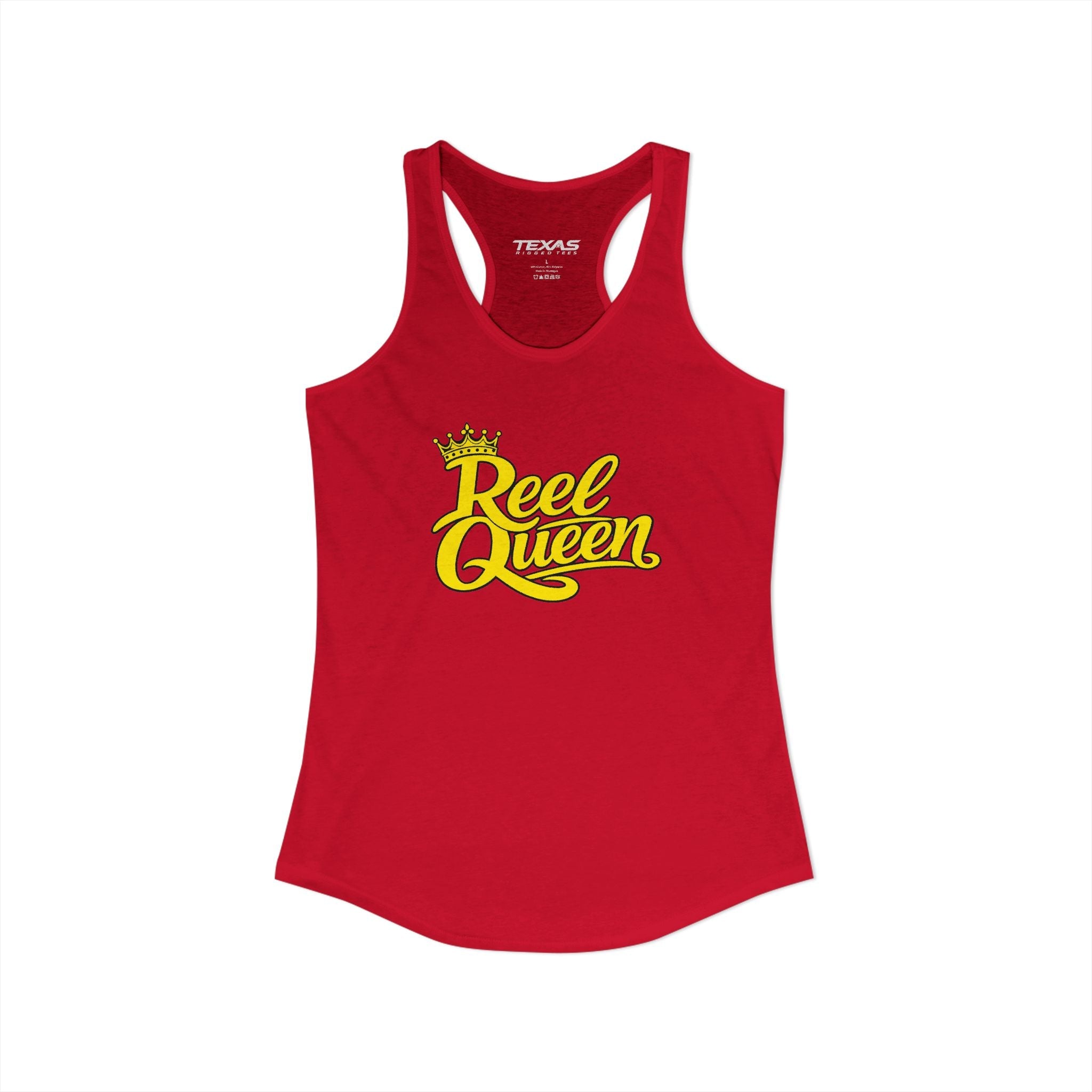 Reel Queen Women's Racerback Tank Top | Fishing Shirt for Women | Angler Gift