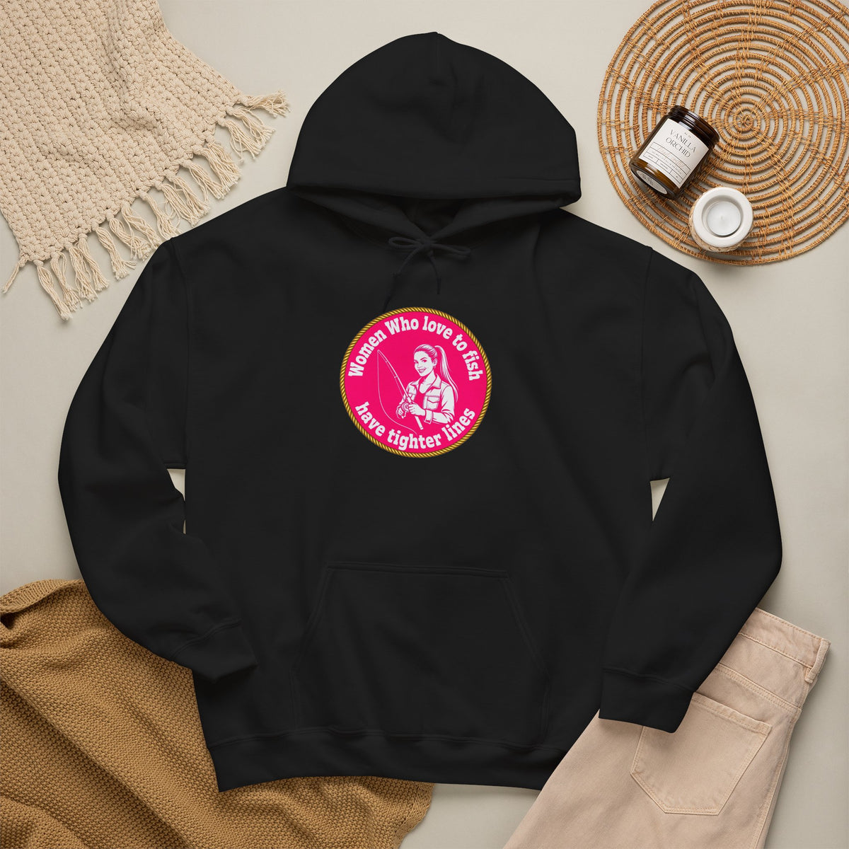 Women Who Fish1 Hooded Sweatshirt