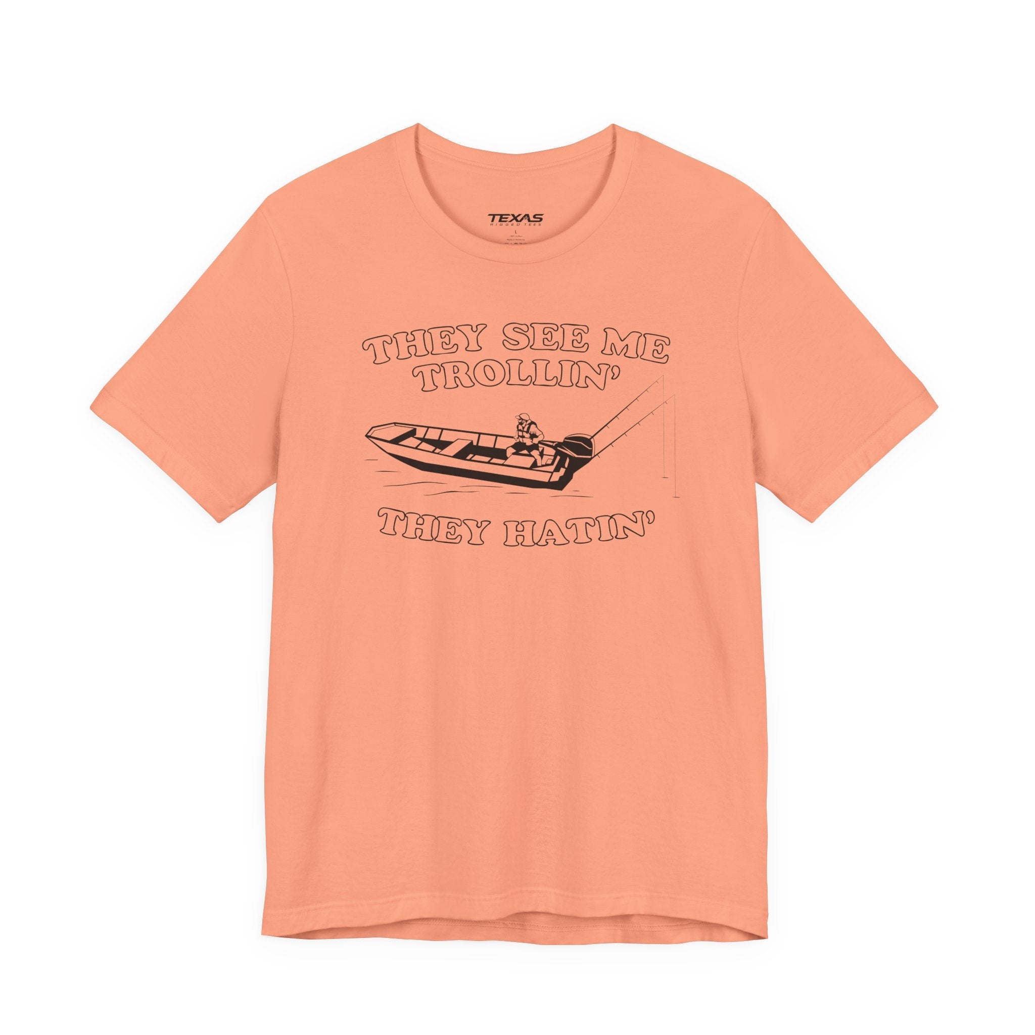 They See Me Trollin’, They Hatin’ — Unisex Cotton Tee