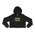 Fish More, Fight Less Cropped Hoodie
