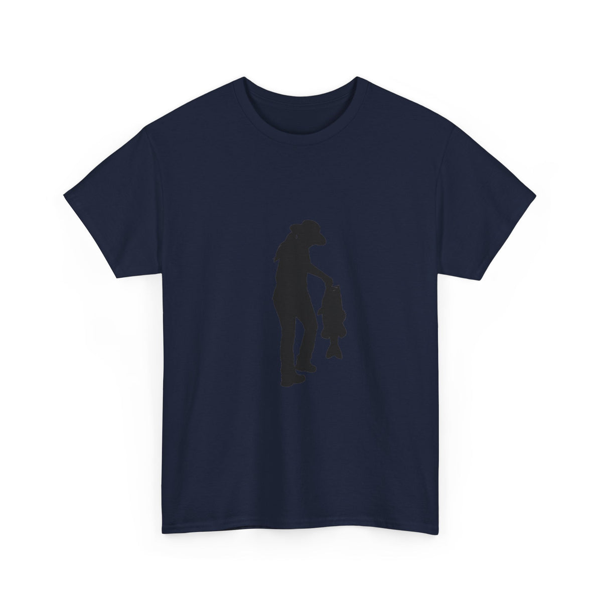 Woman Fishing Heavy Cotton Tee