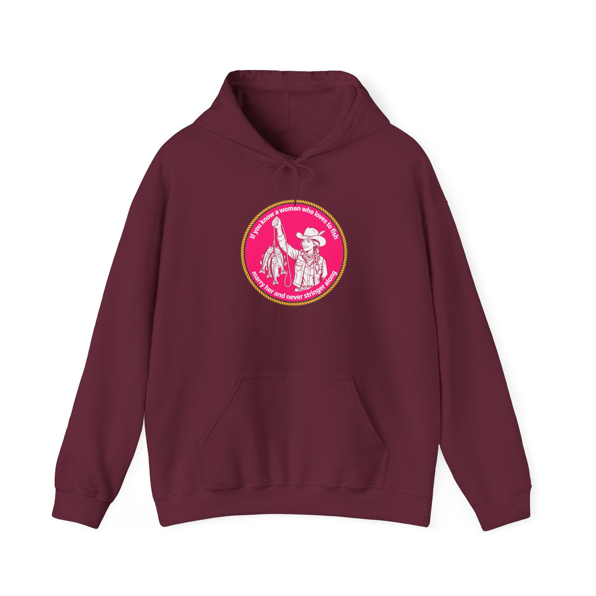 Never Stringer Along Unisex Heavy Blend™ Hooded Sweatshirt