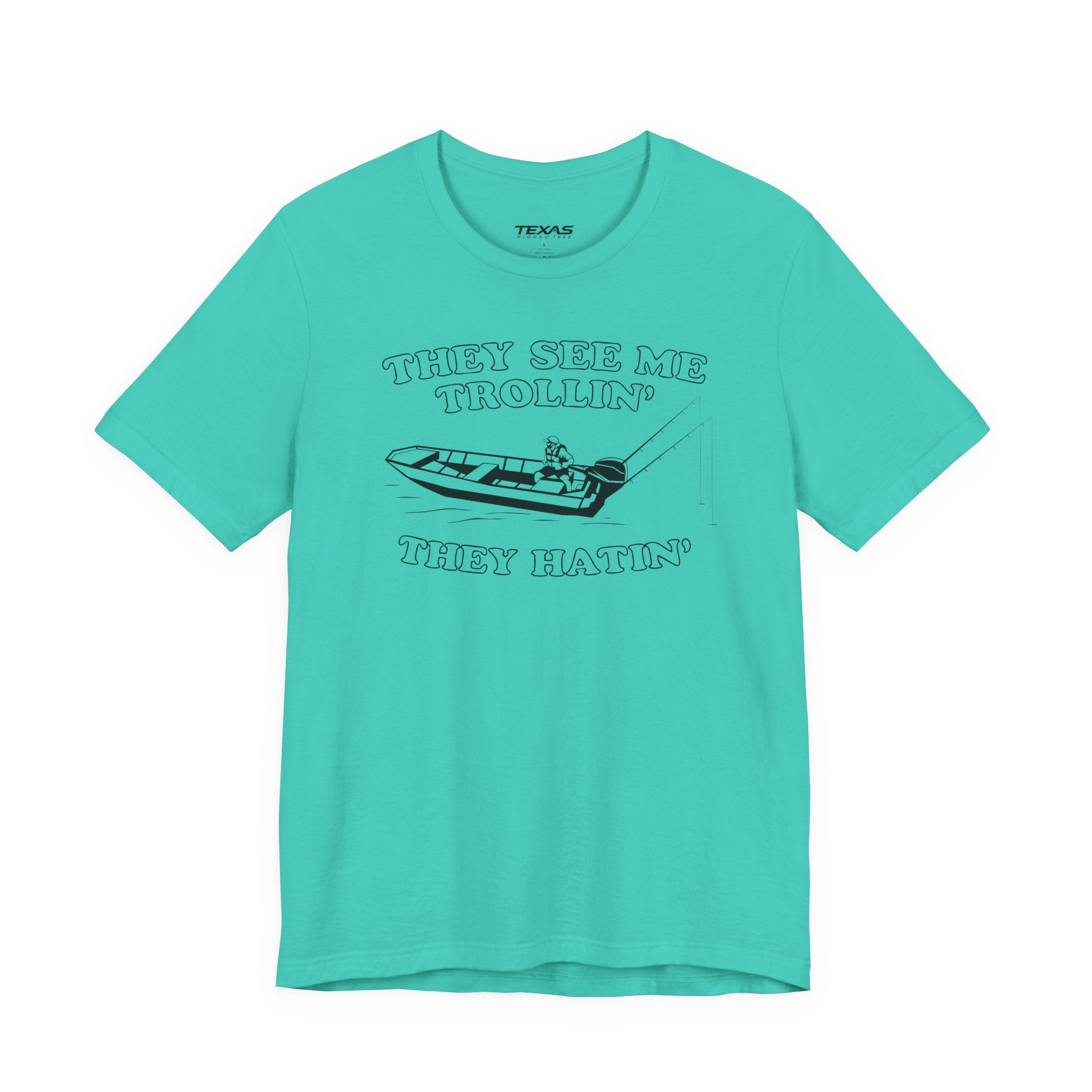 They See Me Trollin’, They Hatin’ — Unisex Cotton Tee