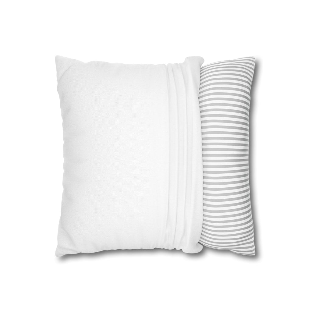 Kissenbezug aus gesponnenem Polyester, quadratisch