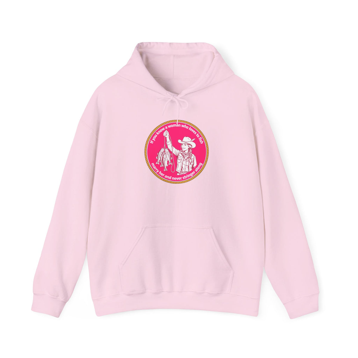 Never Stringer Along Unisex Heavy Blend™ Hooded Sweatshirt