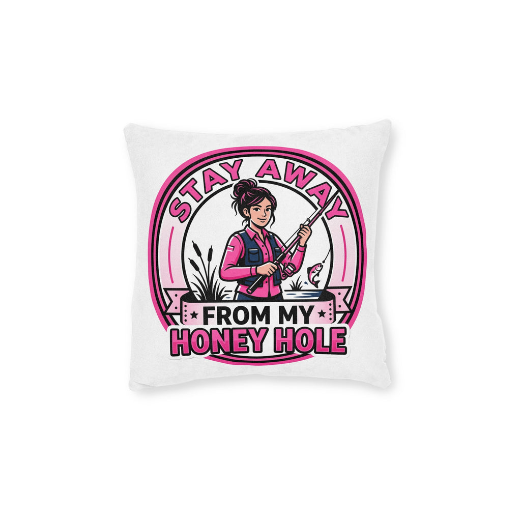 Honey Hole Square Pillow